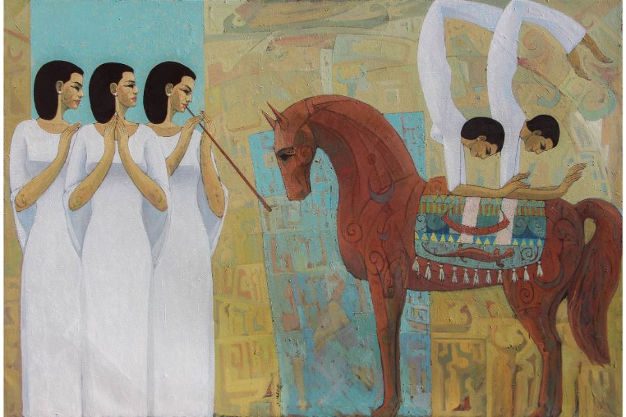 Alaa Abu Elhamd: Revisiting Ancient Egyptian Art